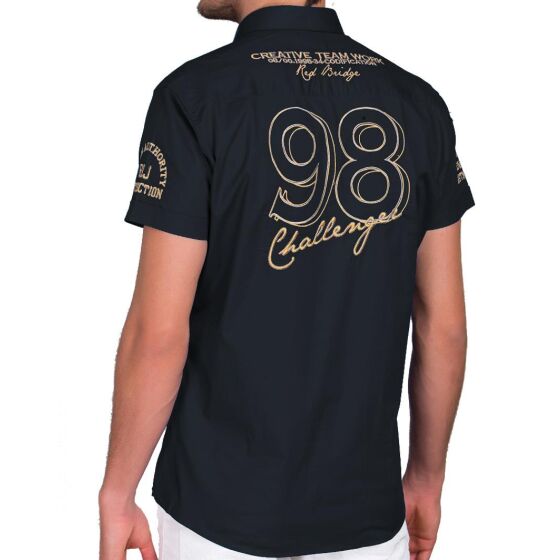 Red Bridge Mens Perfect R-Style short-sleeved shirt black