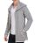 Red Bridge Mens Groovy Stone Sweat Jacket Oversized Grey