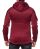 Red Bridge Mens Neoprene Look Jacket Oversized Bordeaux