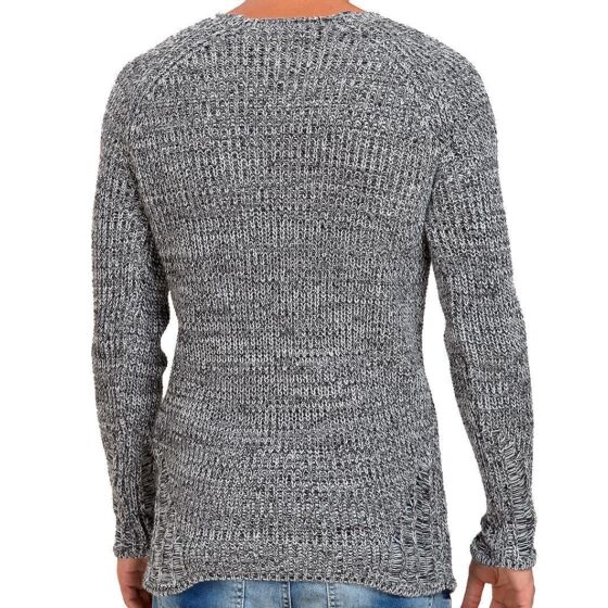 Red Bridge Herren Comfortable Home Strickpullover Anthrazit Melange