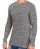 Red Bridge Mens Comfortable Home Knit Sweater Anthracite Melange