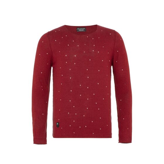 Red Bridge Herren Autumn Sky Feinstrick Pullover Bordeaux