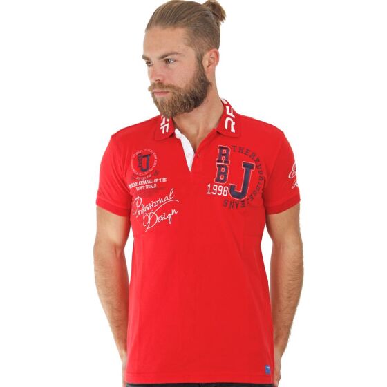 Red Bridge Herren Professionel Design Poloshirts Polo- T-Shirt Rot