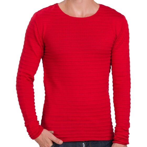 Red Bridge Herren Groovy All Over Sweatshirt Rot