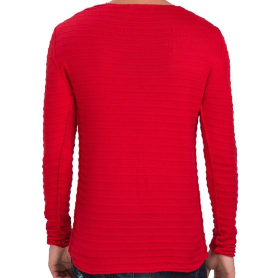 Red Bridge Mens Groovy All Over Sweatshirt Red