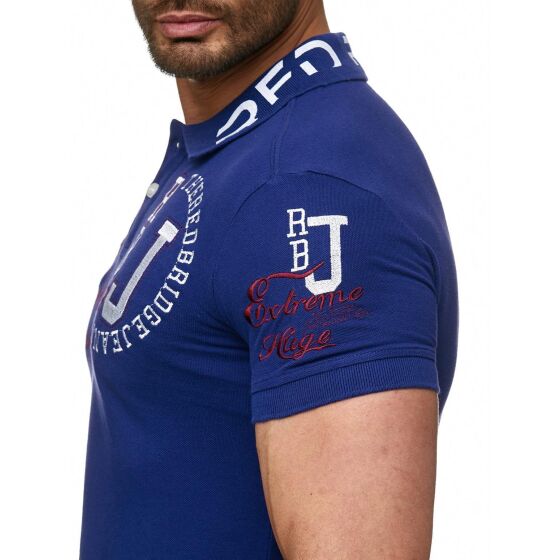 Red Bridge Herren Professionel Design Poloshirts Polo- T-Shirt Violett