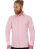 Red Bridge Herren Basic Design Slim Fit Langarm Hemd Pink