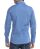 Red Bridge Mens Basic Design Slim Fit Long Sleeve Shirt Blue