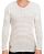 Red Bridge Mens Winter Zebra Knit Sweater Jumper Beige
