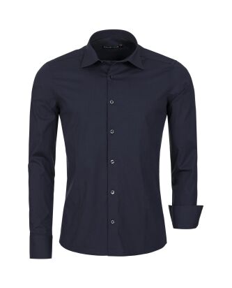 Red Bridge Mens Basic Design Slim Fit Long Sleeve Shirt...