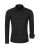 Red Bridge Herren Basic Design Slim Fit Langarm Hemd Schwarz