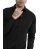 Red Bridge Herren Basic Design Slim Fit Langarm Hemd Schwarz