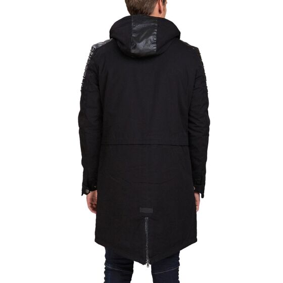 Red Bridge Herren Winter Samurai Jacke Oversize Schwarz S