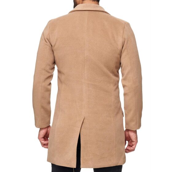 Red Bridge Mens Detective Winter Jacket Coat Camel