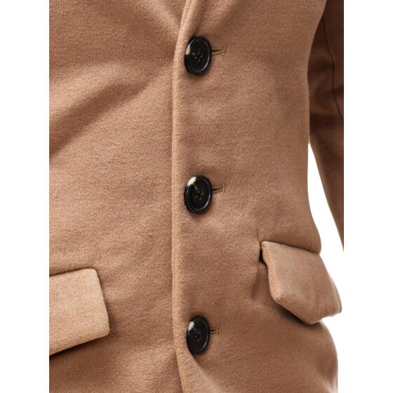 Red Bridge Mens Detective Winter Jacket Coat Camel