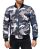 Red Bridge Mens Camouflage Bomber Jacket Winter Jacket Camouflage Navy