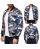 Red Bridge Mens Camouflage Bomber Jacket Winter Jacket Camouflage Navy