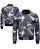 Red Bridge Mens Camouflage Bomber Jacket Winter Jacket Camouflage Navy