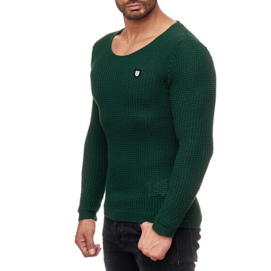 Red Bridge Herren Men of the Year Strickpullover Pullover grün