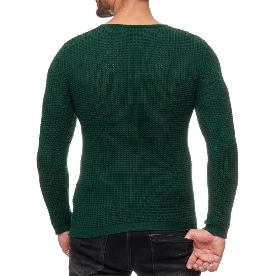 Red Bridge Herren Men of the Year Strickpullover Pullover grün