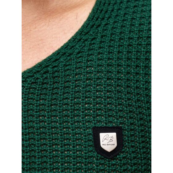 Red Bridge Mens Men of the Year Knit Jumper Jumper Green