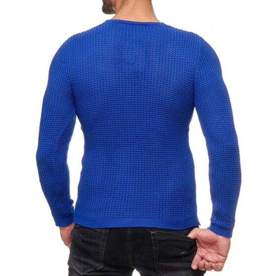 Red Bridge Herren Men of the Year Strickpullover Pullover Saxe Blau