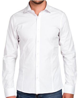 Red Bridge Herren Basic Design Slim Fit Langarm Hemd...