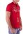 Red Bridge Mens Professional Design Slim Fit Short Sleeve Shirt Red