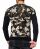 Red Bridge Mens Wild Wild Camouflage Knit Jumper Sweatshirt Khaki XL