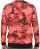 Red Bridge Herren Camouflage MCMXCVIII Sweatshirt Oversized Rot
