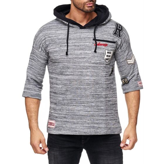 Red Bridge Mens Entourage Salo Sweatshirt Grey