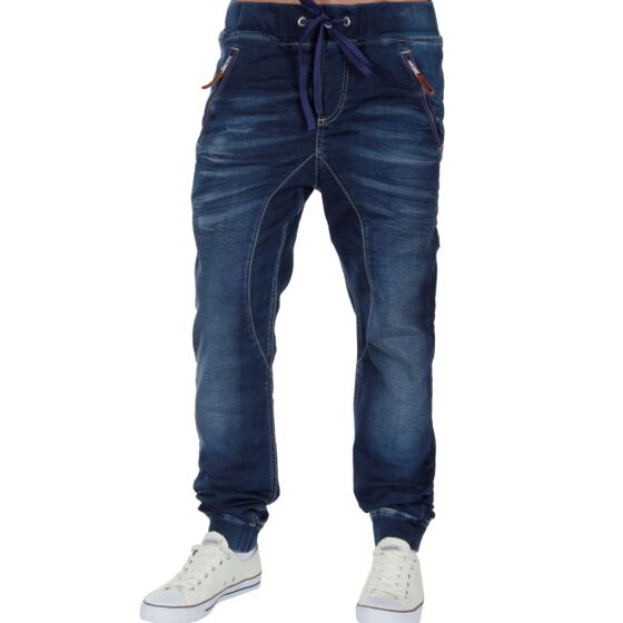 Red Bridge Mens Redemption Jog-Denim Jeans Pants blue
