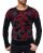 Red Bridge Mens Wild Wild Camouflage Knit Jumper Sweatshirt Bordeaux XXL