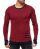 Red Bridge Herren Ripped Layers Longsleeve Sweatshirt Bordeaux