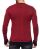 Red Bridge Herren Ripped Layers Longsleeve Sweatshirt Bordeaux