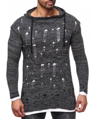 Red Bridge Mens Snowfall Granite Double Layer Knit...