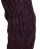 Red Bridge Mens Furry Knit Sweater with Hood Bordeaux