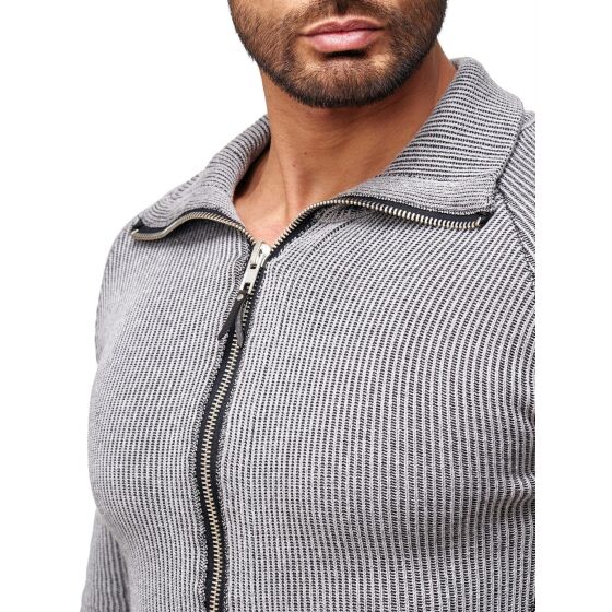 Red Bridge Mens Officer Up Oversized Jacket Grey