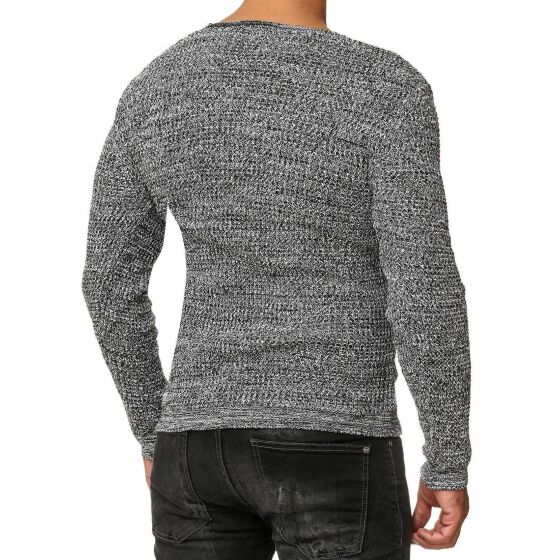 Red Bridge Herren Men of the Year Strickpullover Pullover Grau melange