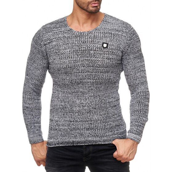 Red Bridge Herren Men of the Year Strickpullover Pullover Grau melange