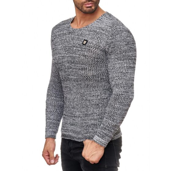 Red Bridge Herren Men of the Year Strickpullover Pullover Grau melange