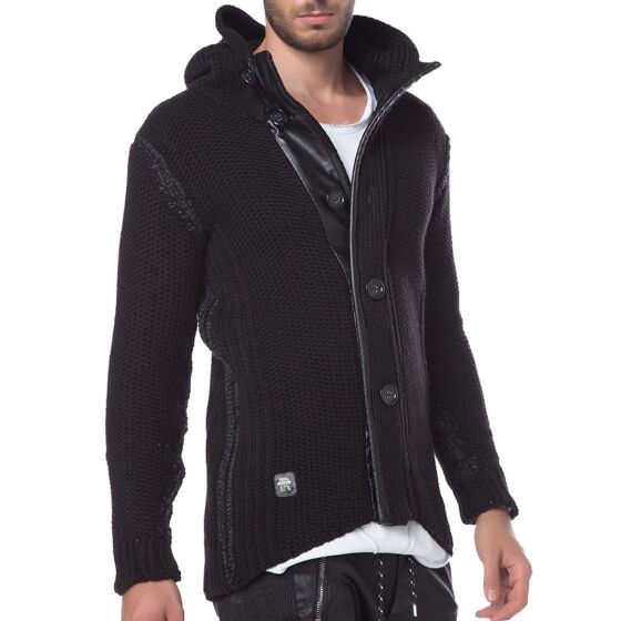 Red Bridge Herren Bay Strickjacke Schwarz