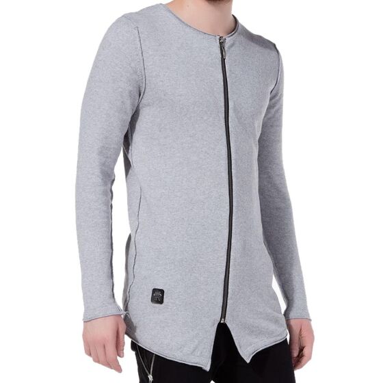 Red Bridge Herren Bar Jacke Pullover Sweatshirt Grau