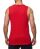Red Bridge Mens Grounded Tank Top Oversized Red