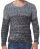 Red Bridge Mens Wrap Low Carb Knit Sweater Anthracite