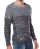 Red Bridge Mens Wrap Low Carb Knit Sweater Anthracite