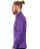 Red Bridge Mens Basic Design Slim Fit Long Sleeve Shirt Violet