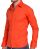 Red Bridge Herren Basic Design Slim Fit Langarm Hemd Coral