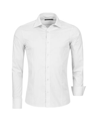 Red Bridge Mens Basic Design Slim Fit Long Sleeve Shirt...