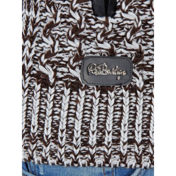 Red Bridge Herren inside scarf Strickjacke Pullover Jacke braun weiss
